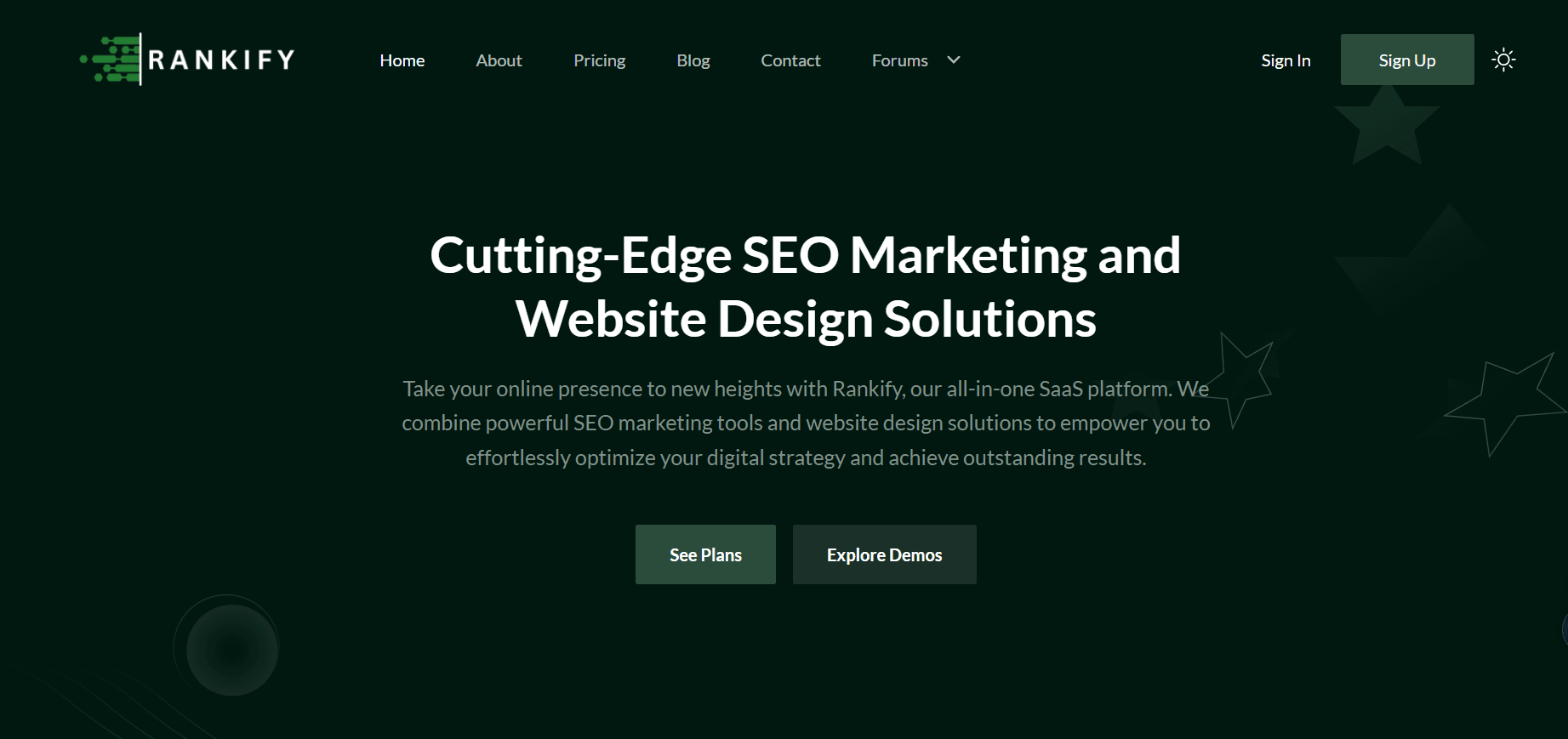 SaaS Application project screenshot